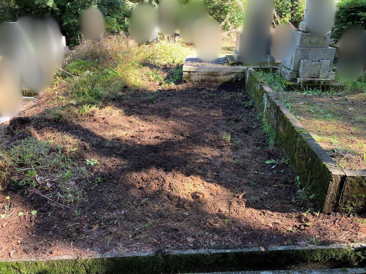 金沢市営 野田山墓地のお墓の墓石撤去後