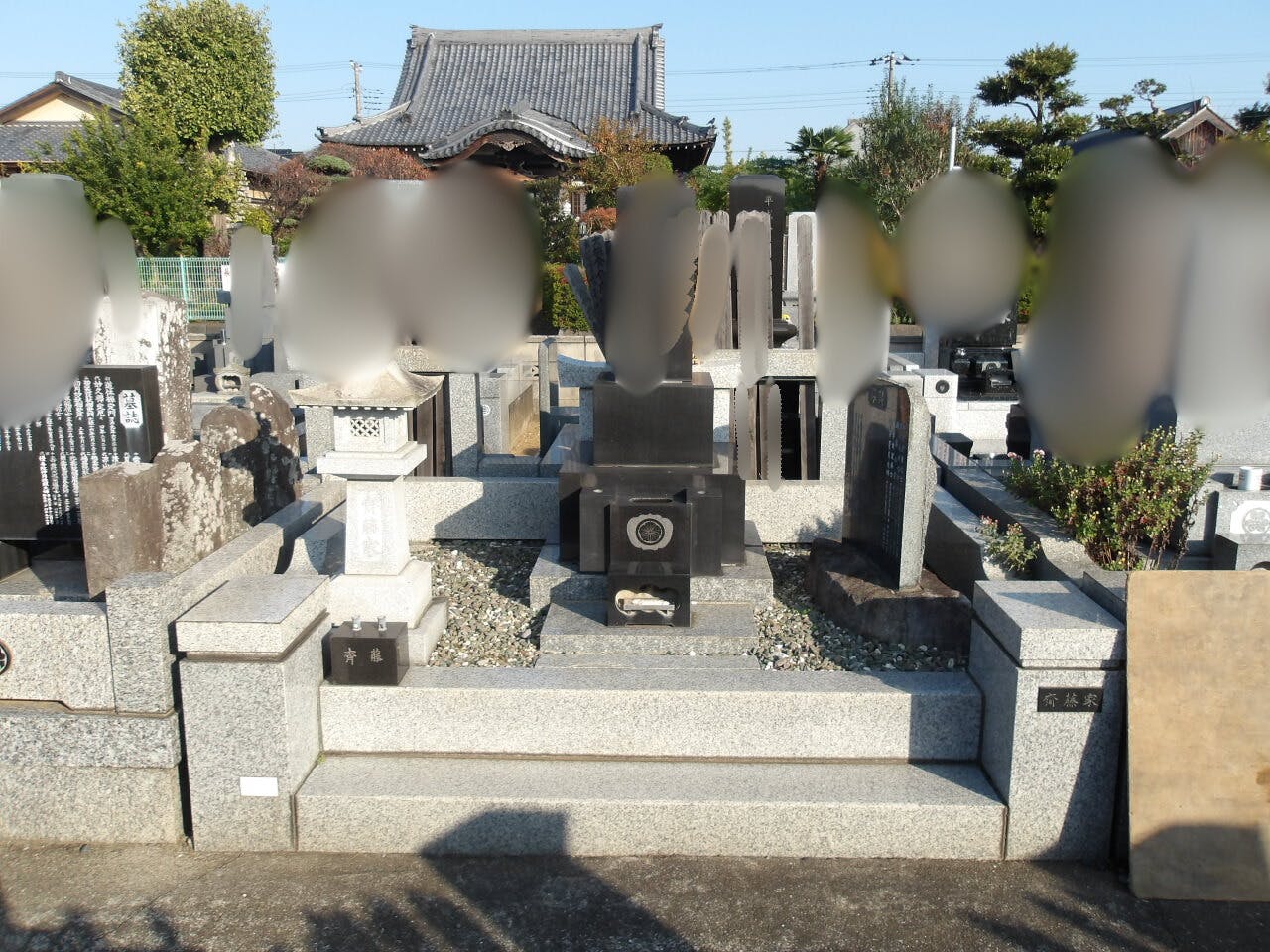 長養寺のお墓の墓石撤去前