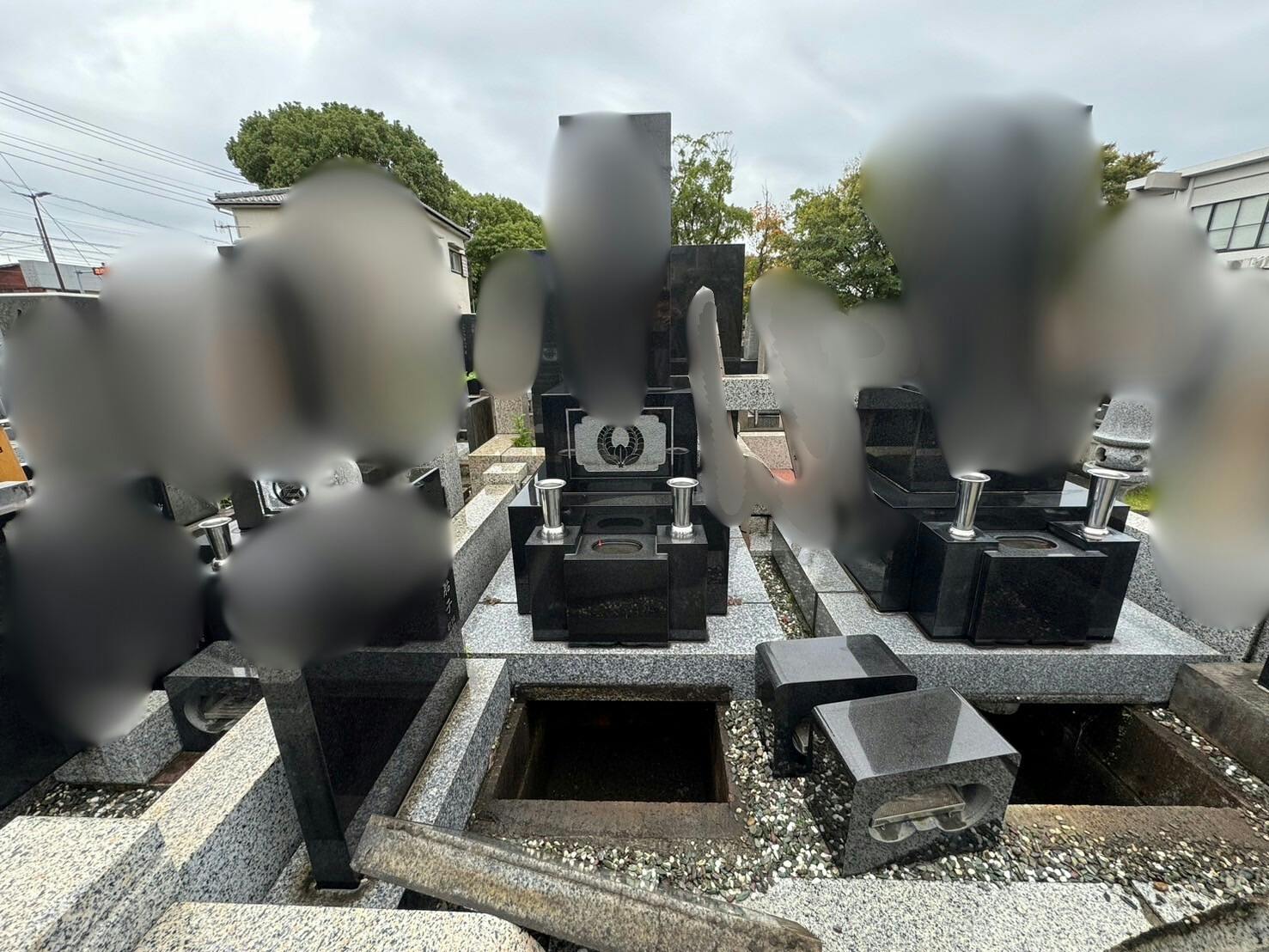 阿弥陀寺のお墓の墓石撤去前