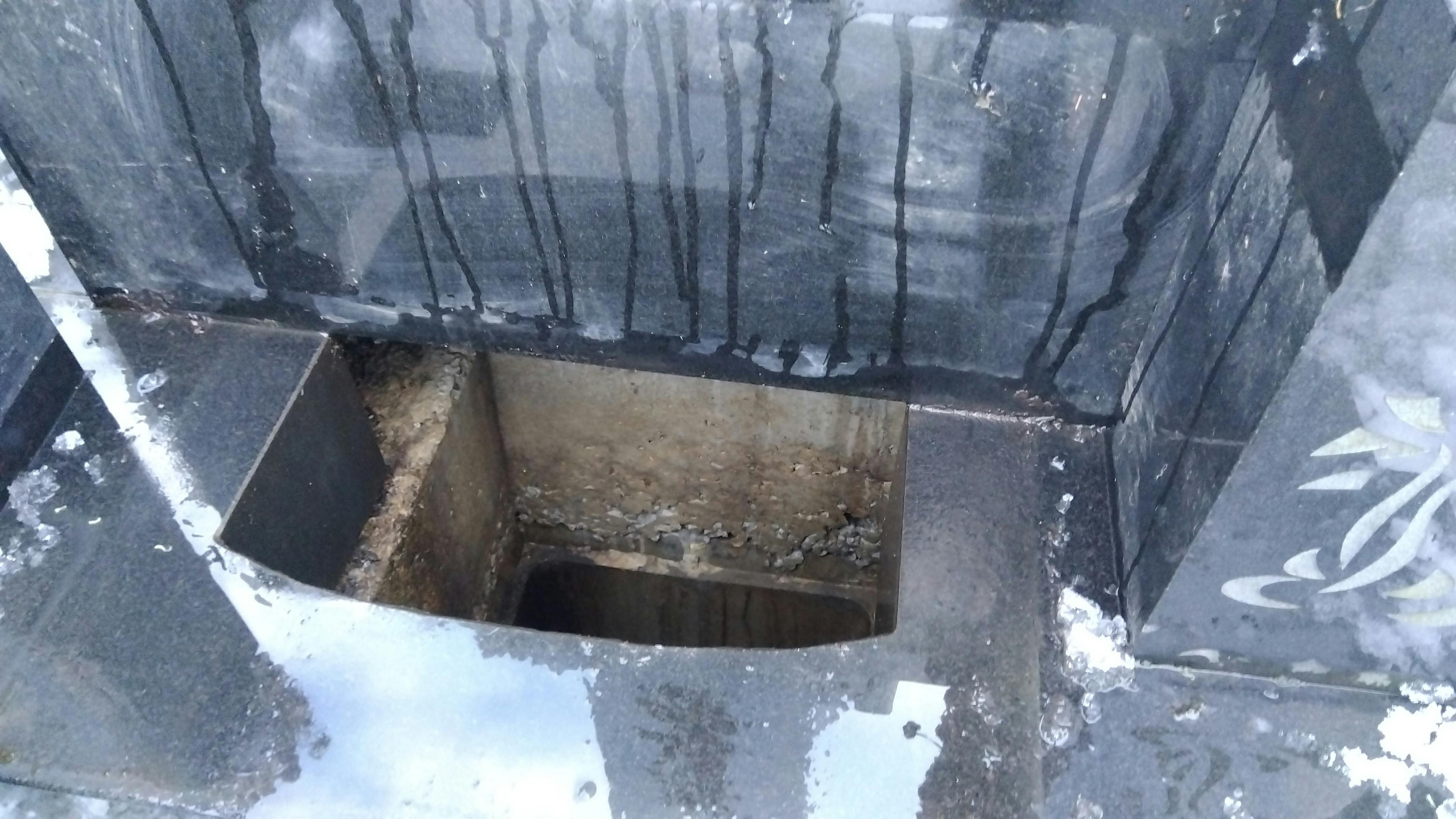 鹿角市十和田錦木沢尻共同墓地のお墓の墓石撤去後